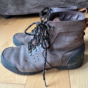 Sorel Men's Ankeny Brown Mid Casual Boot-Size 9.5